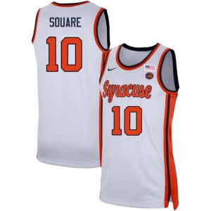 Ibrahim Souare Orange College Basketball Replica Men #10 Jerseys - White 208938-500