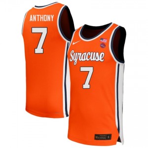 Kiyan Anthony Syracuse University Game #7 Mens College Basketball Jersey - Orange 362496-783