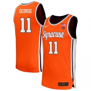 Naithan George Syracuse Men College Basketball Game #11 Jerseys - Orange 210155-898