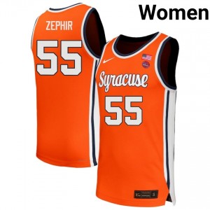 Bryce Zephir Cuse Orange College Basketball #55 Limited Womens Jersey - Orange 308322-142