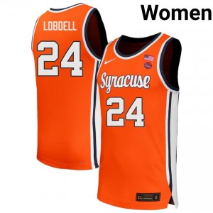 Noah Lobdell Syracuse Limited Women's #24 College Basketball Jerseys - Orange 387677-457