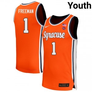 Donnie Freeman Syracuse Youth College Basketball #1 NCAA Jerseys - Orange 888543-331