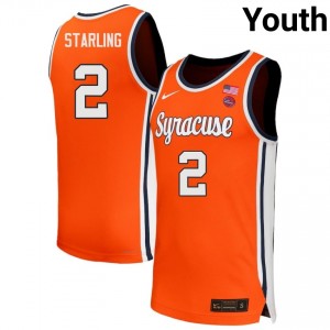 J.J. Starling Cuse Youth #2 College Basketball Alumni Jerseys - Orange 592700-746