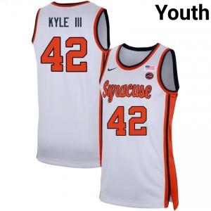 William Kyle III Syracuse University College Basketball Limited #42 Youth Jersey - White 580163-532